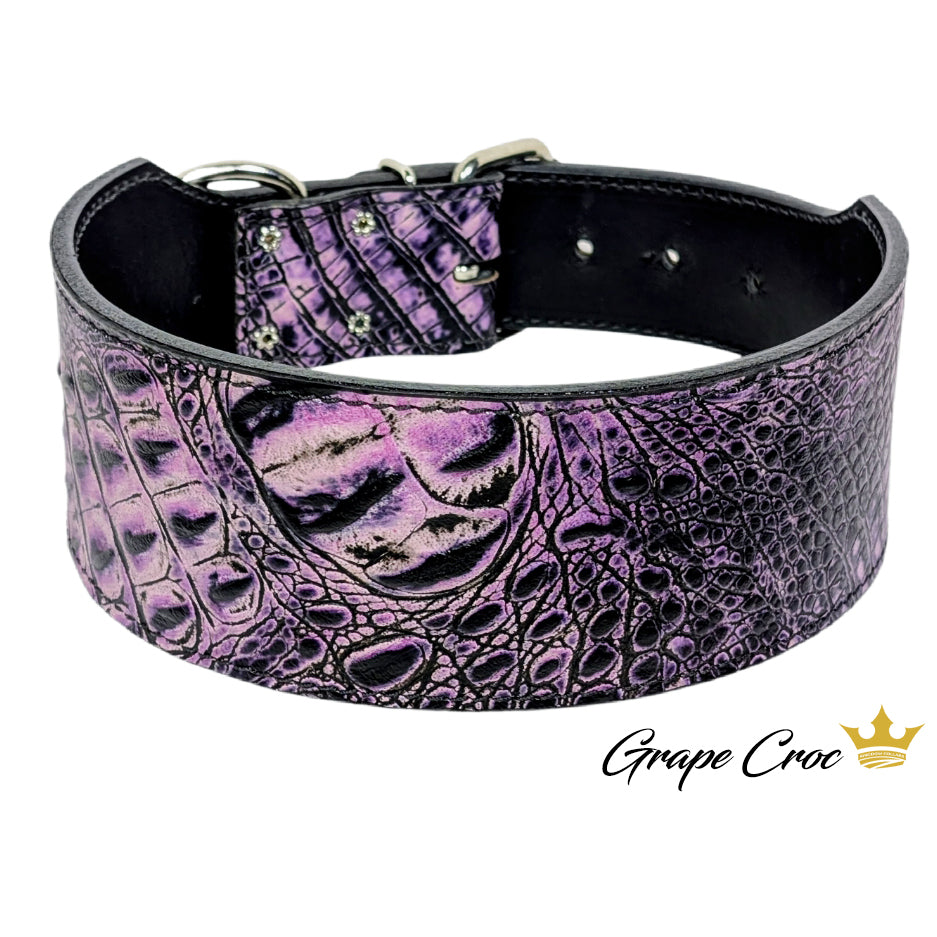 X1 - 3" Wide Leather Dog Collar