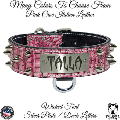 Thick personalized dog collars hotsell