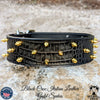 W36 - 2" Spiked Leather Dog Collar