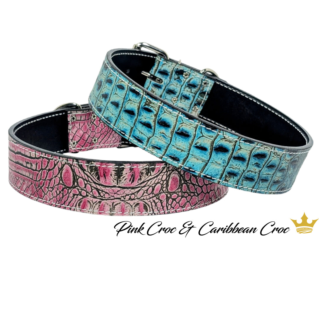 W1 - 2" Wide Leather Dog Collar