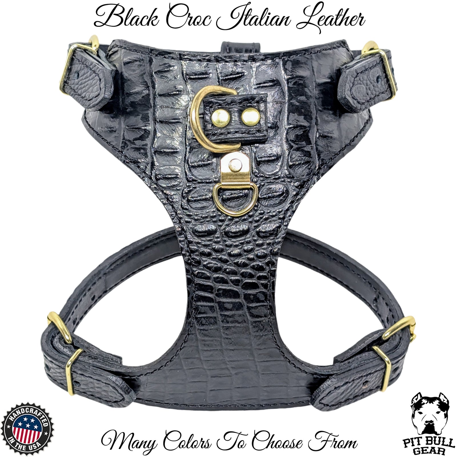 FH1 - French Bulldog Leather Harness