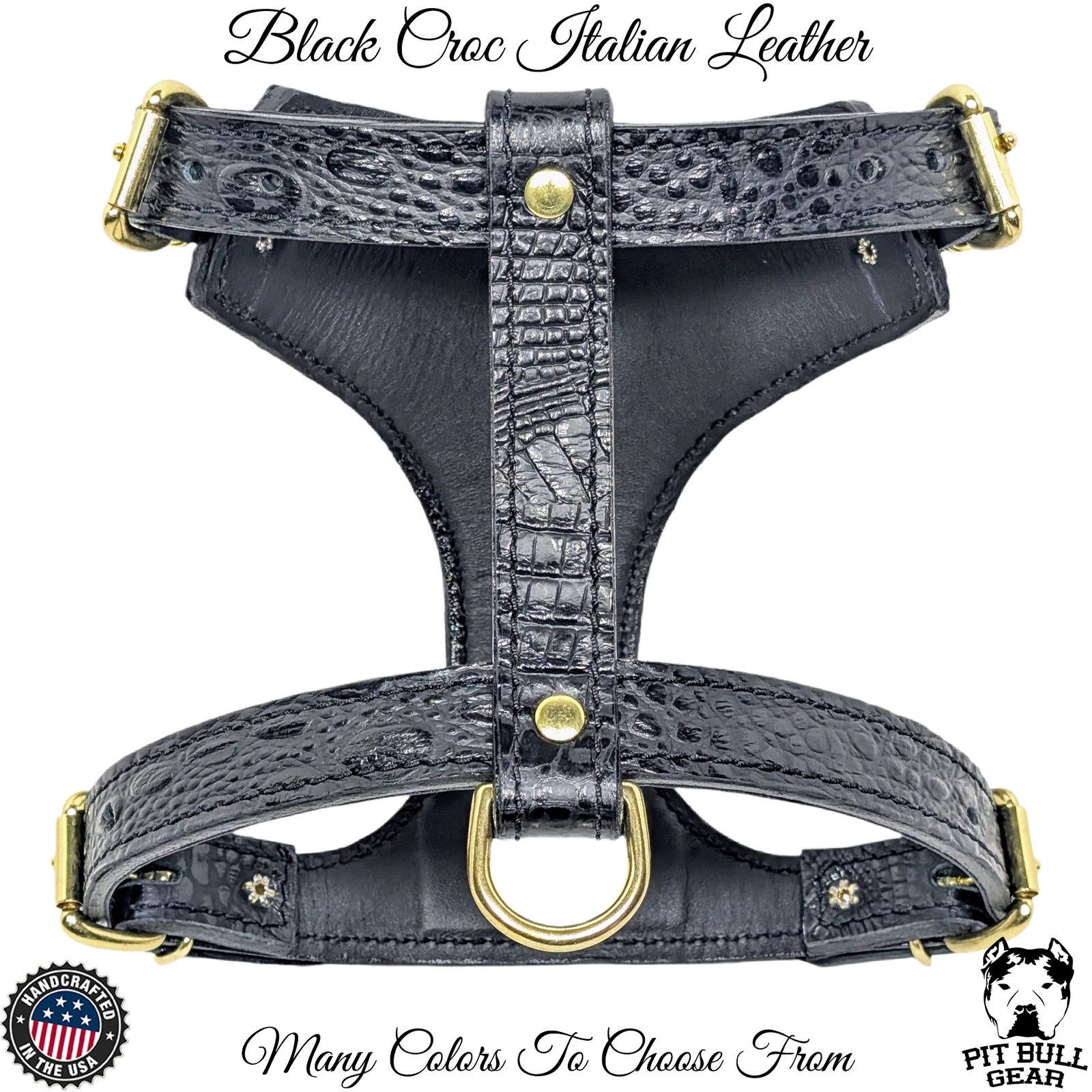 FH1 - French Bulldog Leather Harness