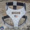 NH18 - Personalized USA Studded Leather Dog Harness