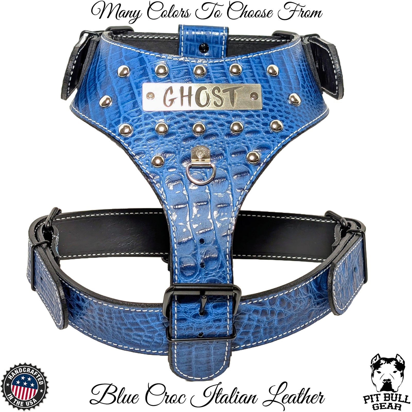 NH3 - Personalized Studded Leather Harness
