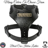 Personalized Leather Dog Harness, Heavy Duty Leather Dog Harness - NH4