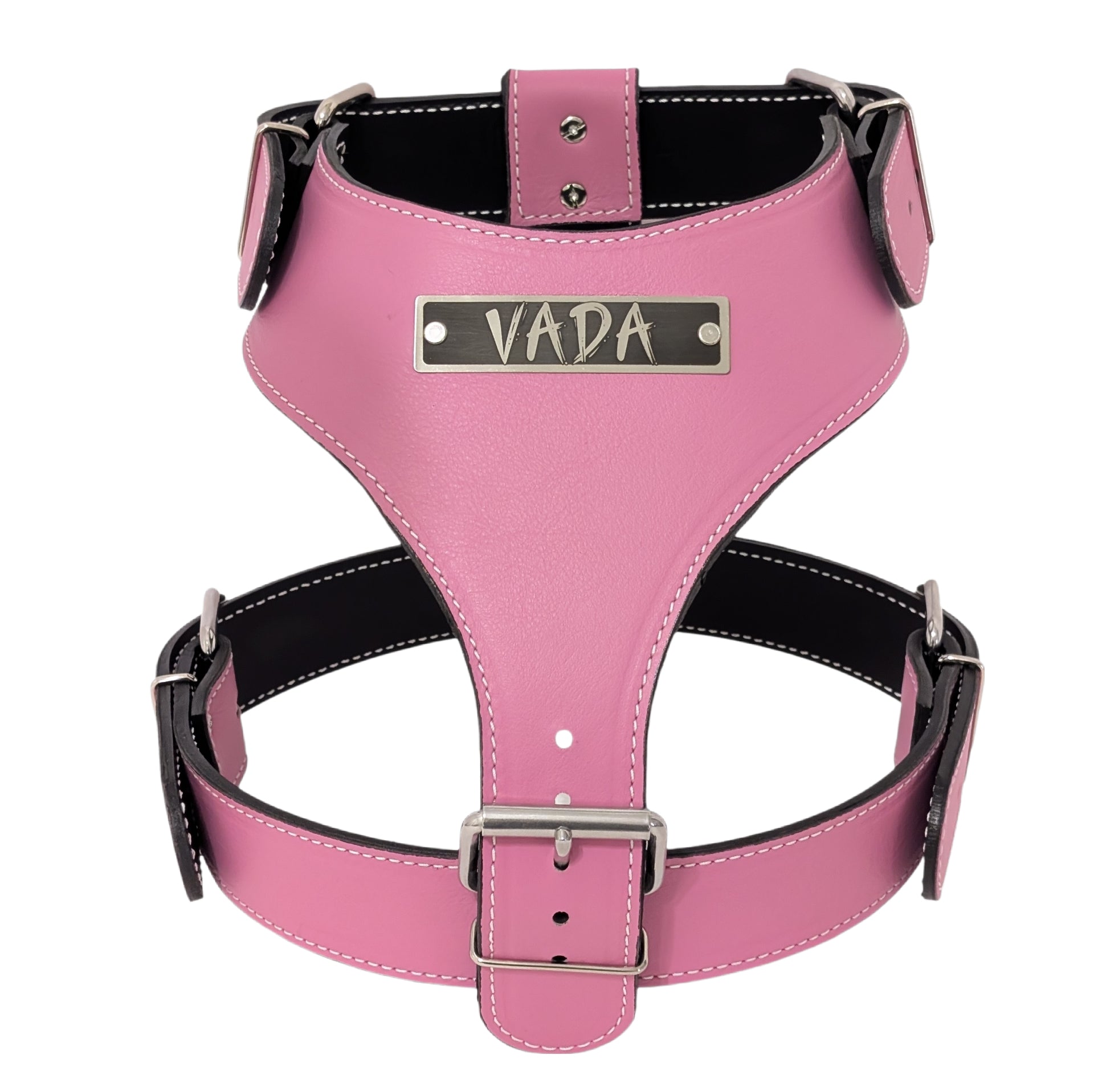 NH4 - Arnés de cuero personalizado para perros 