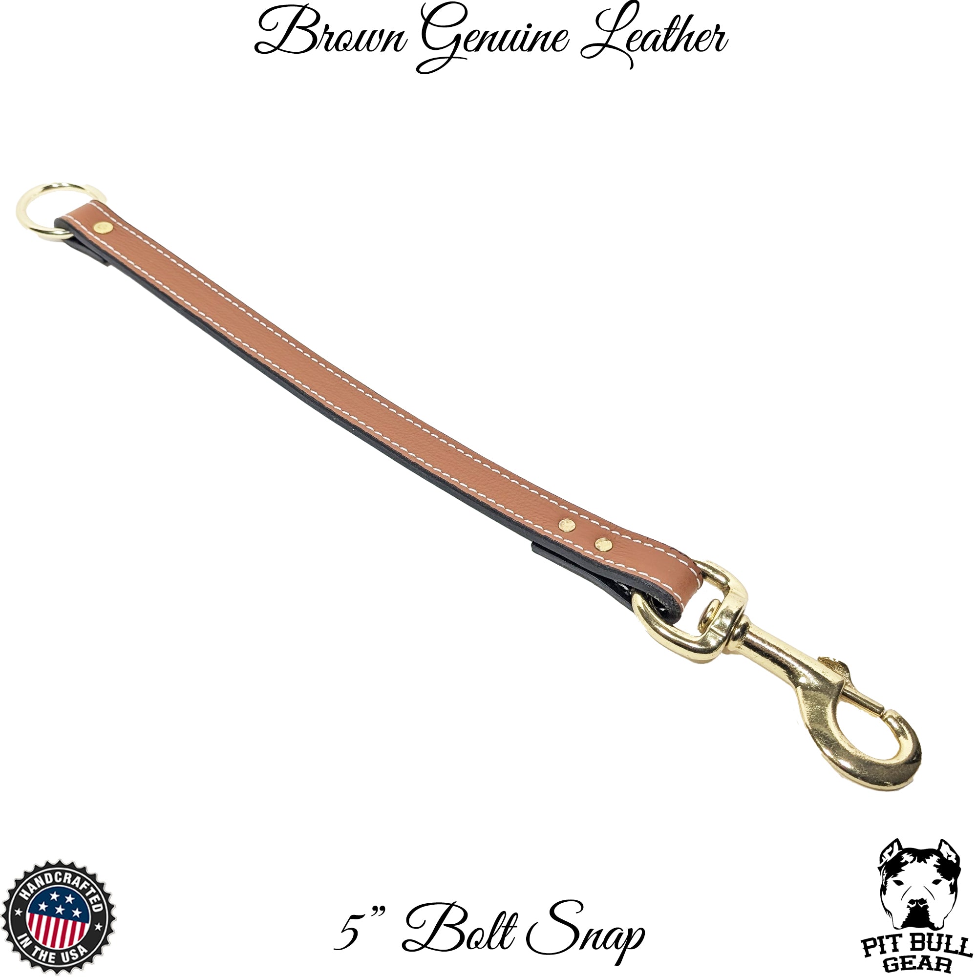 Extensor de correa de cuero para perros