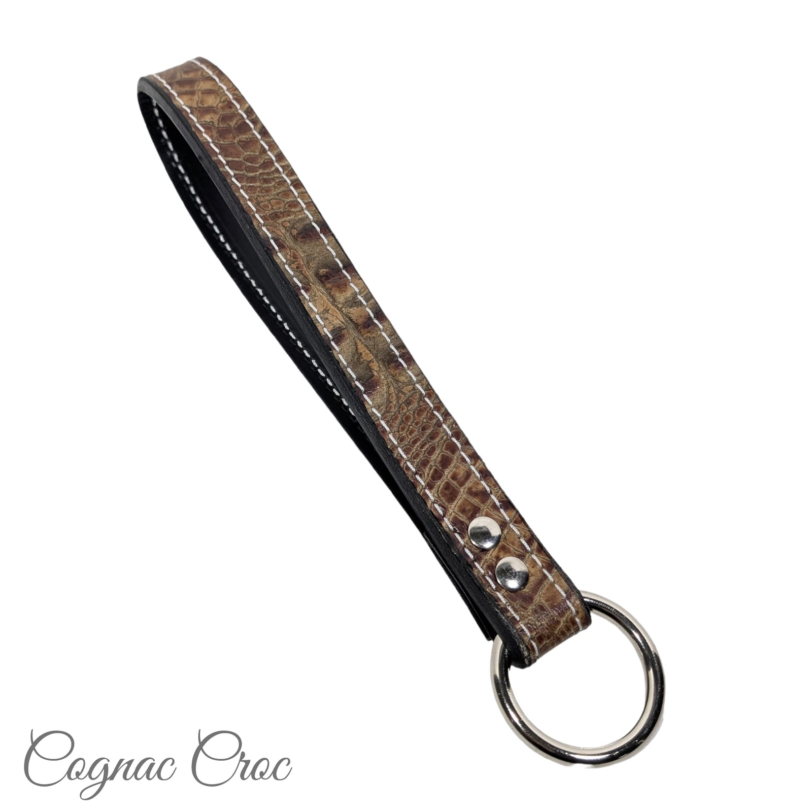 HL3 - 1" Wide 2-Ply Leather Handle w/ "O" Ring Heavy Duty Leash Maker