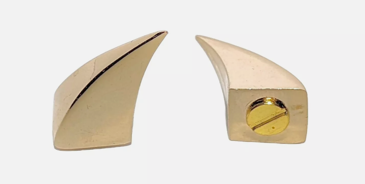 Dragon Claw Light Gold Spikes ScrewBack (paquete de 10)