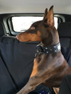 N12 - 2" Name Plate Studded Leather Dog Collar - 7