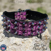 J14 - 2.5" Wide Bucket Studded Leather Dog Collar