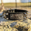 W50 - 2" Personalized Bullet Studded Collar