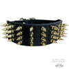 X32 - 3" Leather Dog Collar with Spikes