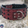 X9 - 3" Wide Bucket Studded Leather Collar