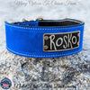 Personalized Leather Dog Collar - 2 1/2" Wide | PIT BULL GEAR