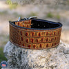 J25 - 2.5" Wide Leather Dog Collar