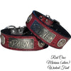 W51 - 2" Personalized Military Leather Dog Collar