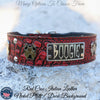 NJ14 - 2 1/2" Personalized Bully Stud Leather Collar
