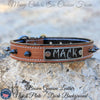 NU19 - 1" Personalized Leather Spiked Collar