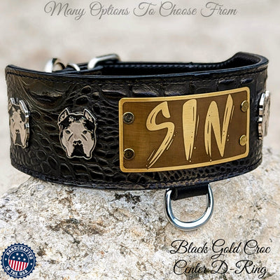 NX7 - 3" Personalized Bully Dog Collar
