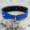 TW32 - 2" Tapered Name Plate Leather Collar w/Bucket Studs