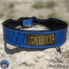 TW42 - 2" Tapered Leather Name Plate Collar