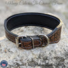 Tapered Leather Dog Collar 2" Wide Strong Leather Collar - TWN23