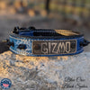 NU19 - 1" Personalized Leather Spiked Collar
