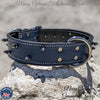 V5 - 1.5" Wide Spiked Leather Dog Collar