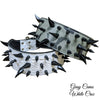 XC30 - 3" Multi Spiked Leather Dog Collar