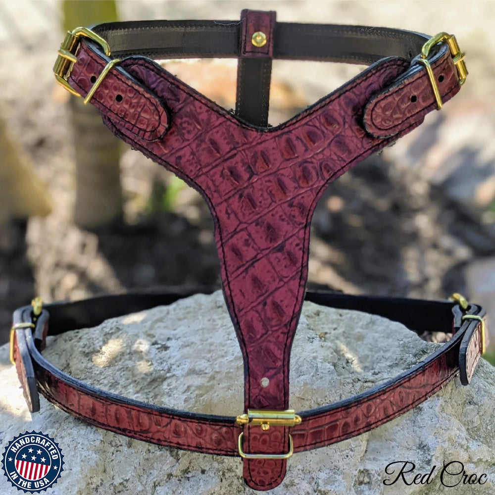 SCH - Sport Cut Leather Dog Harness