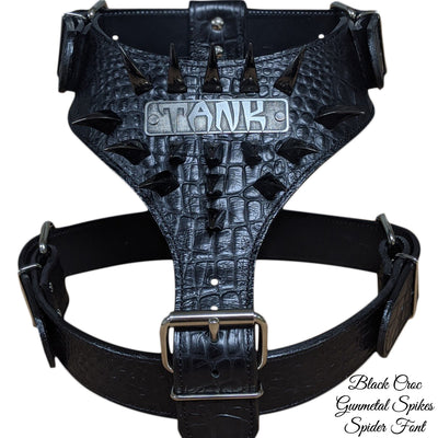 NH7 - PERSONALIZED CLAW SPIKED HARNESS
