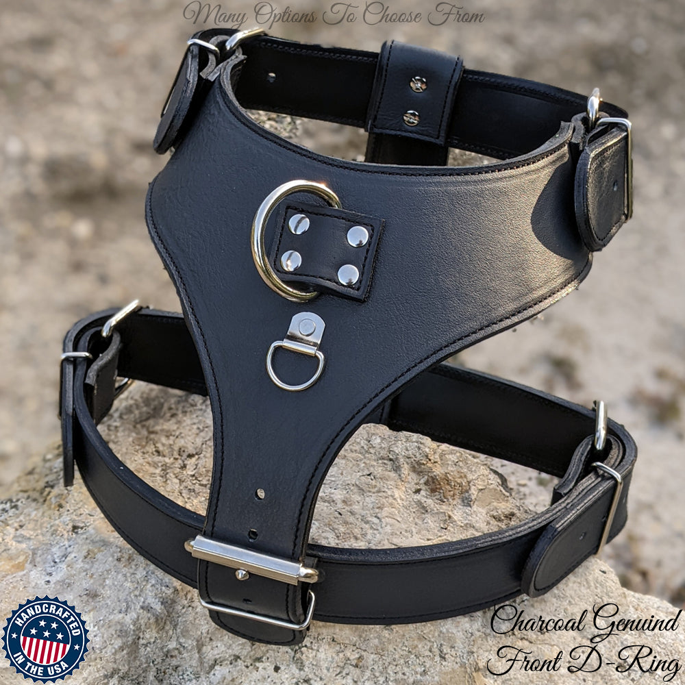 H1 - Custom Made Leather Dog Harness