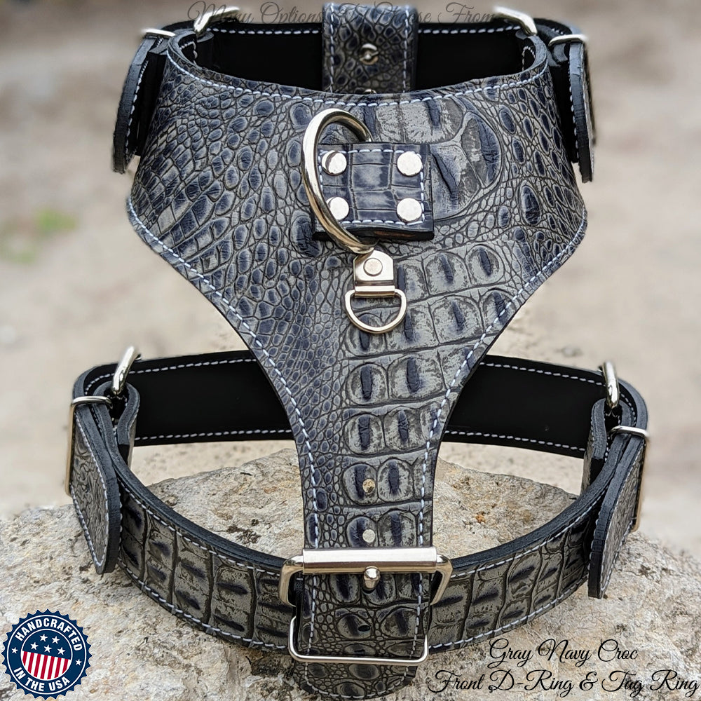 H1 - Custom Made Leather Dog Harness