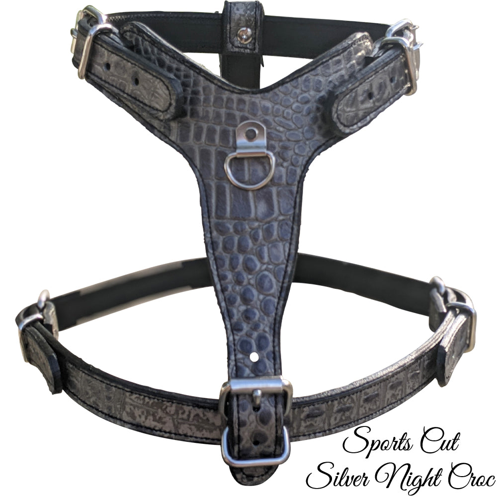 Sport Cut Leather Dog Harness PIT BULL GEAR Pit Bull Gear