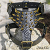 Spiked Leather Dog Harness Heavy Duty Dog Harness Custom Big Dog - Y26