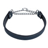 LM3 - Leather Martingale Collar (no buckle) - 1"