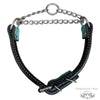 LM1 - Leather Martingale Collar with Buckle - 1"