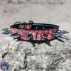 U5 - 1" Wide Spiked Leather Dog Collar