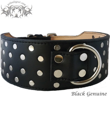 Pin by Asia on Ruff  Studded leather, Black leather collar, Leather dog  collars